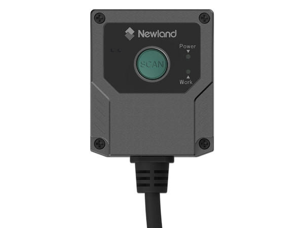 Escáner Fijo Newland FM430 RC, Lectura de Códigos 1D y 2D, Protección IP54, Puntero Láser, Color Negro.