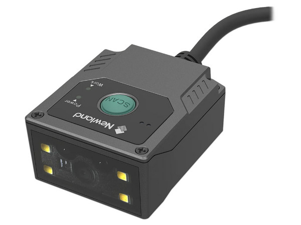 Escáner Fijo Newland FM430 RC, Lectura de Códigos 1D y 2D, Protección IP54, Puntero Láser, Color Negro.