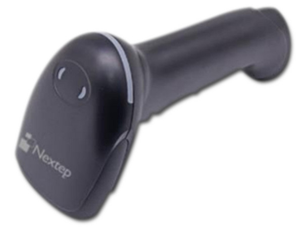 Lector de Códigos de Barra Nextep, Inalámbrico, 1D, USB, con Base.