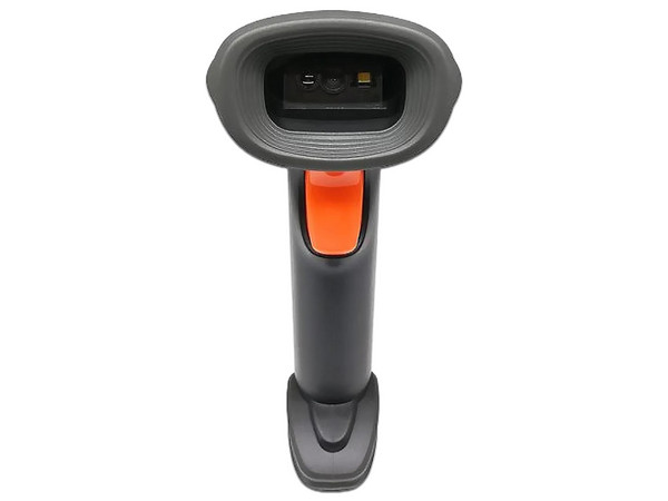 Lector de Código de Barras y QR Nextep, Inalámbrico con base. Color Negro.