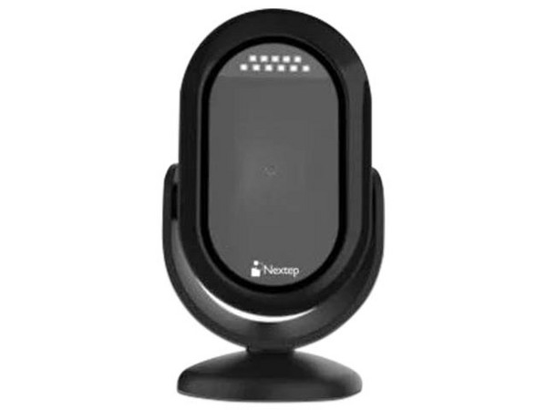 Lector de Código de Barras Nextep NE-505E, 1D y 2D, QR, Omnidireccional, USB. Color Negro.