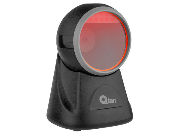 Lector de Código Barras QIAN QOB-2DUSH, Auto-Sensing, 1D/2D, USB, Color Negro.