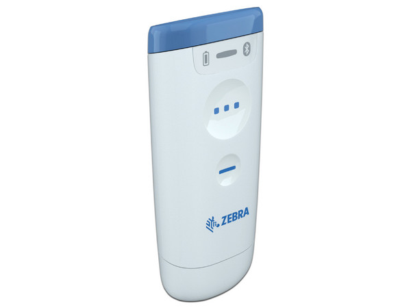 Lector de Código de Barras Zebra CS6080-HC 1D y 2D, Bluetooth, USB. Color Blanco. Incluye base.