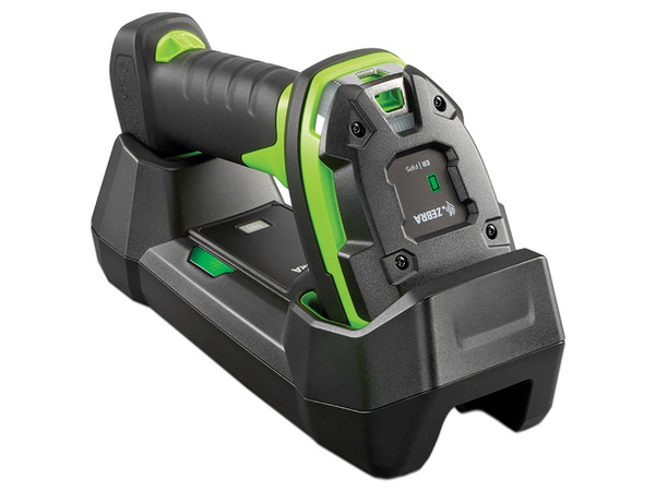 Escáner Inalámbrico ZEBRA DS3678-ER, Lectura 1D/2D, Bluetooth, Cuna y Batería, Color Verde.