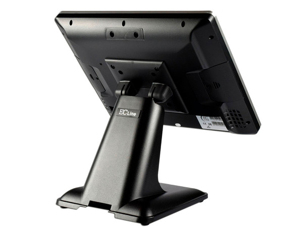 Terminal All-in-one EC LINE EC-VP-1100: 
Procesador Intel I3 115G4, 
Memoria RAM de 8GB, Almacenamiento de 256GB, 
Pantalla LED Multi-Touch de 15