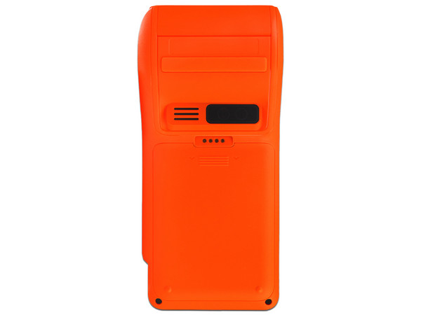Terminal Portátil Clip Ultra, Wi-Fi, Chip de Proximidad, Con Impresora Térmica, Android 13. Color Naranja.