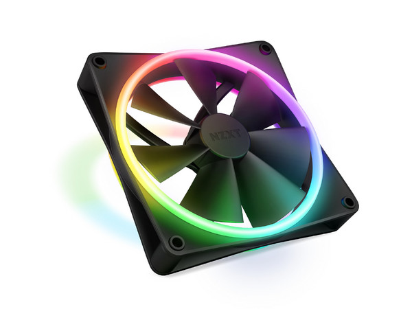 Ventilador NZXT F140 RGB Duo de 140mm, 1800RPM. Color Negro.