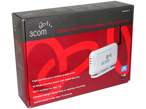 Access Point 3Com OfficeConnect Wireless 54 Mbps 11g