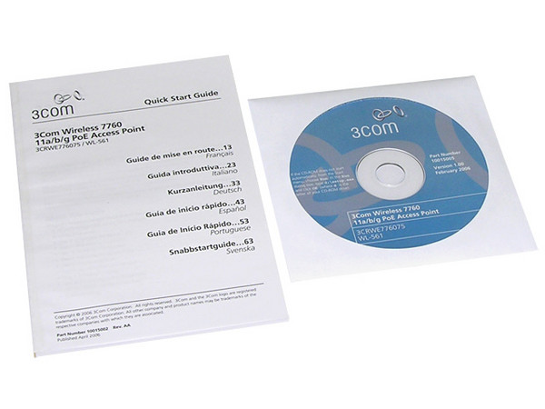 Access Point 3Com Wireless 7760 11a/b/g PoE