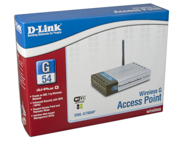 Access Point D-Link Wireless-G para Conexiones Inalámbricas 802.11g hasta 54Mbps