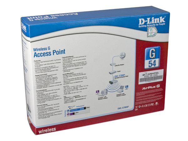 Access Point D-Link Wireless-G para Conexiones Inalámbricas 802.11g hasta 54Mbps