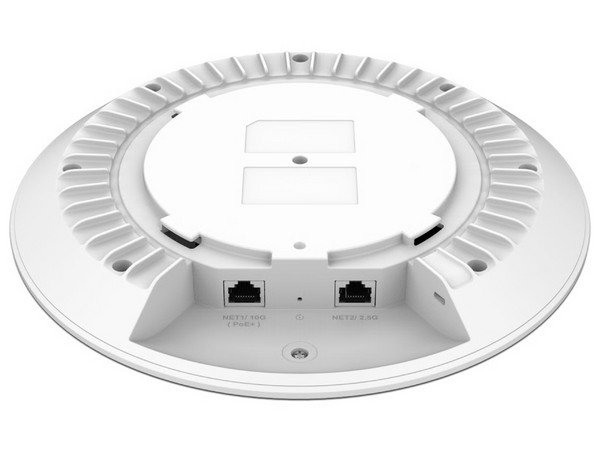 Access Point Grandstream GWN-7674 de Triple Banda, Wireless BE21000 (Wi-Fi 7), 2.4GHz / 5GHz / 6GHz, Hasta 4.177 Gbps, MIMO 4x4:4. Color Blanco