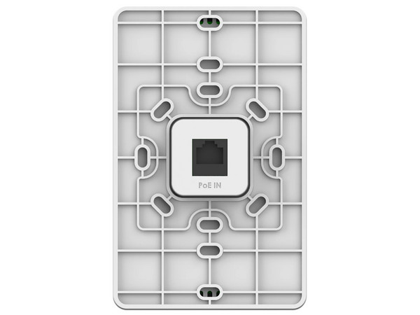 Access Point Grandstream GWN7661E de Doble Banda, Wireless AX3000 (Wi-Fi 6), 2.4GHz y 5GHz, Hasta 3 Gbps, MIMO 2X2:2. Color Blanco