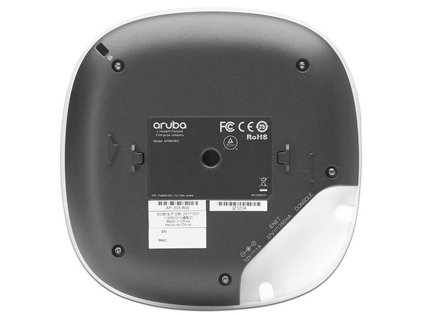 Access point inalámbrico HP Aruba AP-303 2.4 GHz y 5 GHz, de hasta 867 Mbps, Wireless AC (Wi-Fi 5).