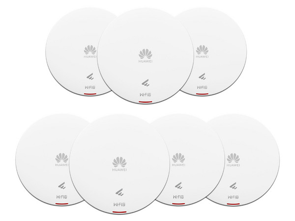 Kit de 7 Puntos de Acceso Huawei Wi-Fi 6 con Doble Banda, MU-MIMO, Smart Antenna y Administración en la Nube