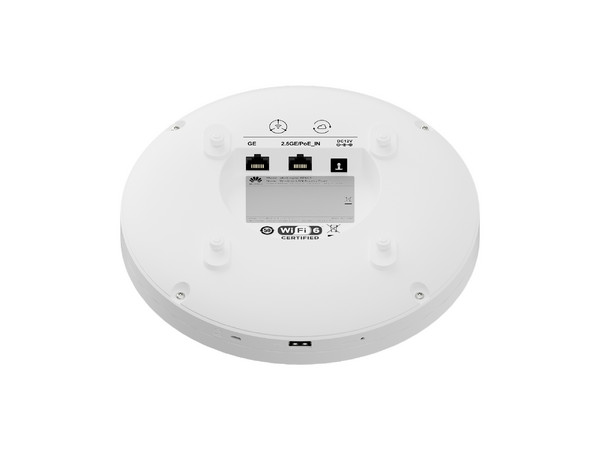 Punto de Acceso Wi-Fi 6 Alta Densidad, 6.575 Gbps, MU-MIMO 2x2x4:3, Smart Antenna, Puertos GE y 2.5GE, USB IoT, BLE.