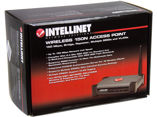 Access Point Inalámbrico Intellinet hasta 150 Mbps.