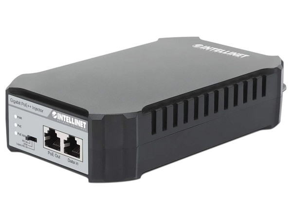 Inyector de corriente Intellinet de 2 Puertos RJ45 10/100/1000 Mbps, PoE, 95W.