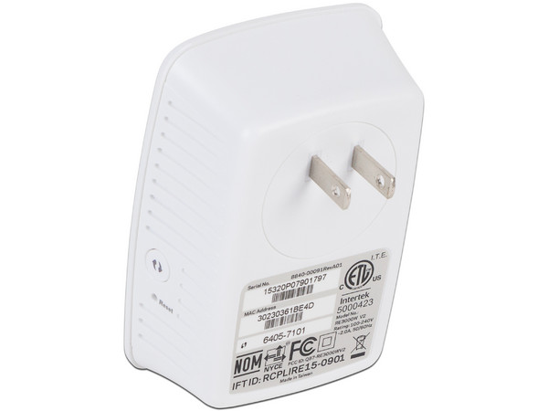 Extensor de Alcance Inalámbrico Linksys RE3000W, Wireless N (Wi-Fi 4), hasta 300Mbps.