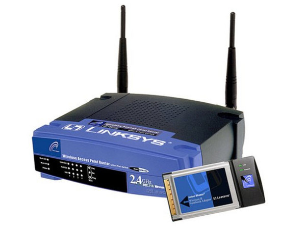 Kit Linksys : Access Point Inalámbrico + Tarjeta PCMCIA/PC Card de 11Mbps