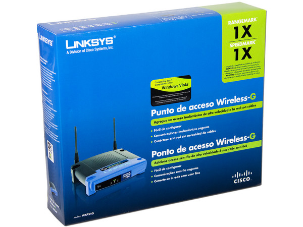 Access Point Linksys Wireless-G para Conexiones Inalámbricas (54/11Mbps)