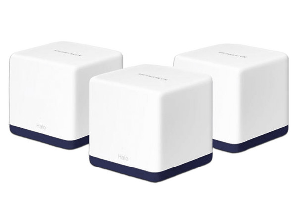 Sistema de Wi-Fi en Malla Mercusys AC1900 Halo H50G de doble banda, Wireless AC, hasta 1300Mbps. (Paquete de 3)