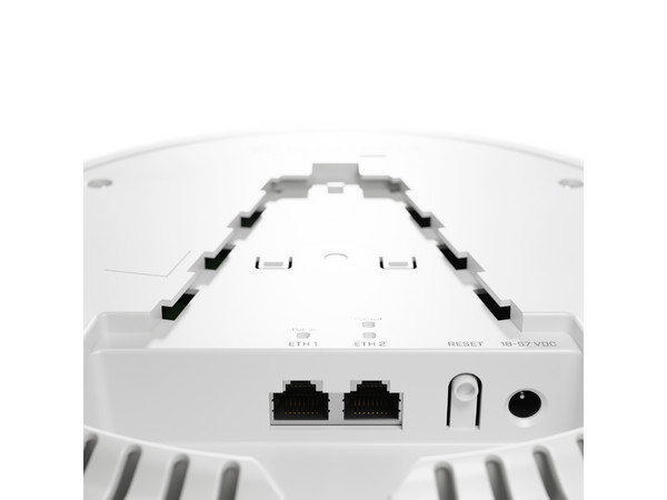 Access Point Mikrotik CAPGI-5HAXD2HAXD, de Doble banda 2.4GHz y 5GHz, Wireless AX (Wi-Fi 6), Antena de 6 dBi. PoE. Color Blanco.
