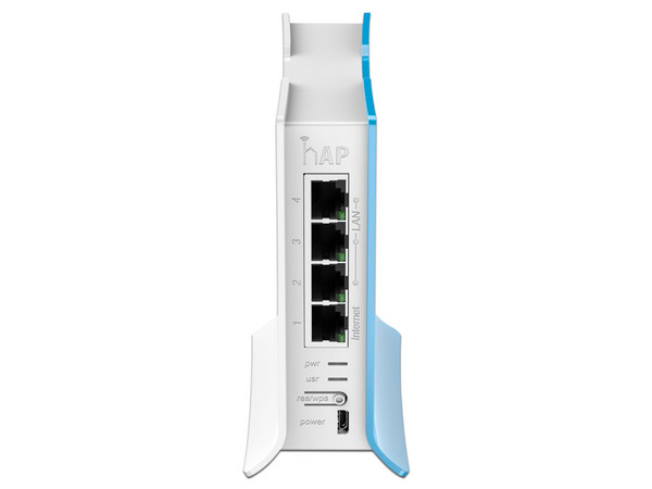 Access Point Mikrotik RB941-2ND-TC, 4 puertos RJ45 10/100 mpbs, Frecuencia de Banda 2.4 GHz, Wireless N (Wi-Fi 4), hasta 300Mbps.