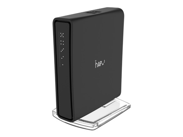 Access Point MikroTik hAP ac2 de Doble banda, con 2 antenas integrada de 2.5 dBi, hasta 500mW de Potencia, Gigabit, USB.
