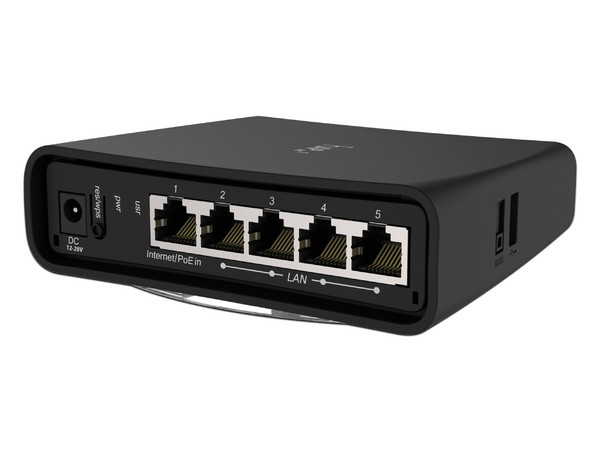 Access Point MikroTik hAP ac2 de Doble banda, con 2 antenas integrada de 2.5 dBi, hasta 500mW de Potencia, Gigabit, USB.
