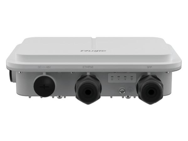Access Point Ruijie RG-AP680-L, Wireless AX (Wi-Fi 6), hasta 1775Mbps, 1 puerto SFP, Uso exterior Sectorial 60 grados.