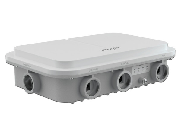 Access Point Ruijie RG-AP680-L, Wireless AX (Wi-Fi 6), hasta 1775Mbps, 1 puerto SFP, Uso exterior Sectorial 60 grados.