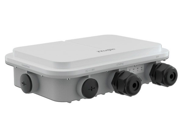 Access Point Ruijie RG-AP680-L, Wireless AX (Wi-Fi 6), hasta 1775Mbps, 1 puerto SFP, Uso exterior Sectorial 60 grados.