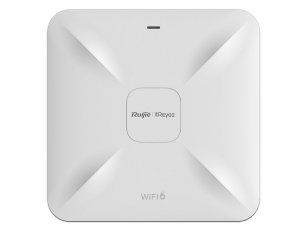 Access Point Ruijie RG-RAP2260(E) de Doble banda Hasta 2400 Mbps (5 GHz) y 800 Mbps (2.4 GHz). Color Blanco.