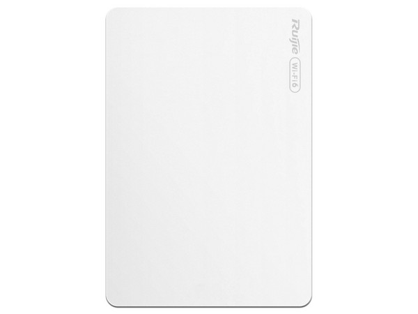 Access Point Ruijie RG-RAP62-WALL de Doble Banda, Wireless AX3000 (Wi-Fi 6), 2.4GHz y 5GHz, 2 Antenas, Montaje en Pared. Color Blanco