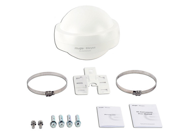 Punto de acceso Ruijie RG-RAP6202(G), Wi-Fi 5, Omnidireccional IP68, protección contra descargas de 4kV, doble banda.