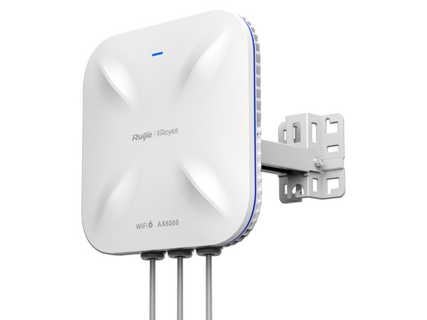 Punto de acceso Industrial Ruijie RG-RAP6260(H), Wi-Fi 6, para exterior IP68, MU-MIMO 4x4, puerto Ethernet 2.5G y SFP.
