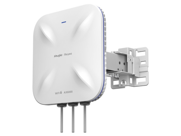 Punto de acceso Industrial Ruijie RG-RAP6260(H), Wi-Fi 6, para exterior IP68, MU-MIMO 4x4, puerto Ethernet 2.5G y SFP.
