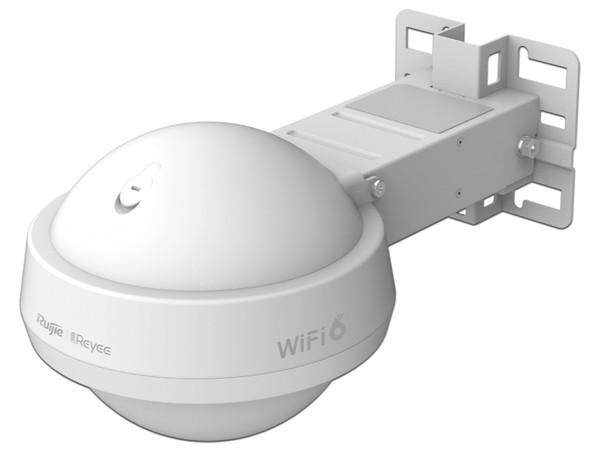 Punto de Acceso Exterior Ruijie RG-RAP6262 de Doble Banda, Wireless AX (Wi-Fi 6), hasta 1800Mbps, 1 puerto Gigabit Ethernet, 1 puesto Gigabit SFP.