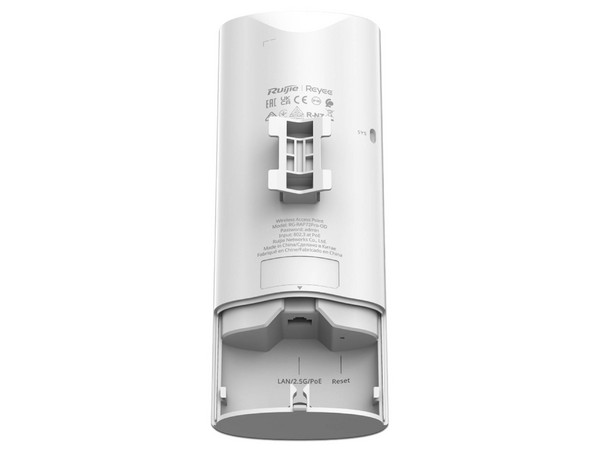 Access Point Para Exterior Ruijie RG-RAP72PRO-OD de Doble Banda, Wireless (Wi-Fi 7), 2.4GHz y 5GHz, Hasta 5 Gbps, MIMO 5x5. Color Blanco