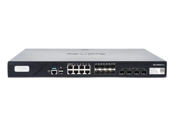 Controlador para Puntos de Acceso Ruijie Networks RG-WS6512-L, hasta 128 APs, crecimiento de hasta 1152 Ceiling APs / 2304 Wall APs.