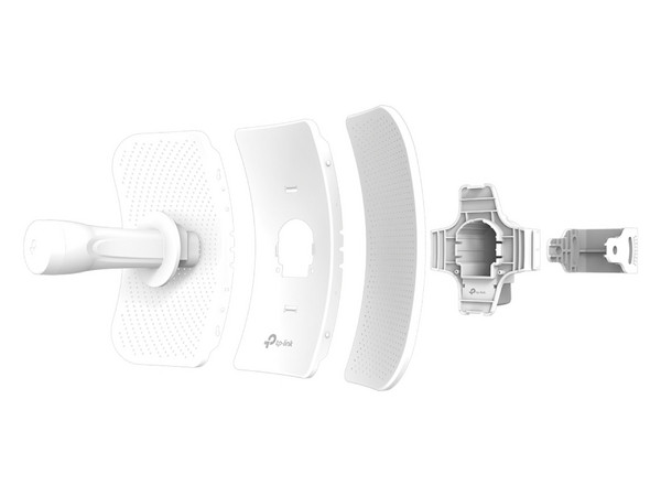 CPE de Exterior TP-Link CPE605, hasta 150 Mbps, 5 GHz, 1 Antena de 23dBi, Color Blanco.