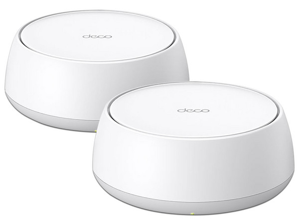 Sistema Deco BE23 (2 piezas) TP-Link Mesh Wi-Fi 7, BE3600 5GHz 2882 y 2.4GHz 688 Mbps, MLO MU-MIMO OFDMA, 2x RJ45 2.5Gbps por pieza.