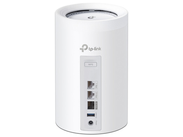 Sistema Mesh Wi-Fi 7 TP-LINK Deco BE68 (3-Pack), Tri-Banda, BE14000, MLO, 4K-QAM, 4x4 MU-MIMO, 1x RJ45 10Gbps, 1x 2.5Gbps, 1x 1Gbps por pieza.