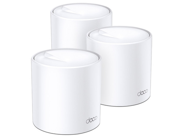 Sistema de Wi-Fi en Malla TP-Link Deco X20 AX1800 de doble banda, Wireless AX (Wi-Fi 6), hasta 1800 Mbps. (Paquete de 3)