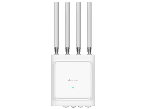 Access Point TP-Link EAP668-Outdoor HD, 3 puertos LAN de 2.5G, Doble Banda 2.4GHz y 5GHz, Wi-Fi 6, hasta 3500 Mbps, 4 Antenas, Color Blanco.