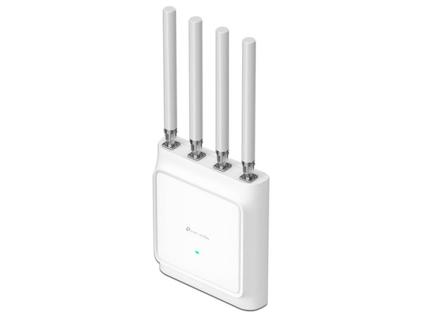Access Point TP-Link EAP668-Outdoor HD, 3 puertos LAN de 2.5G, Doble Banda 2.4GHz y 5GHz, Wi-Fi 6, hasta 3500 Mbps, 4 Antenas, Color Blanco.