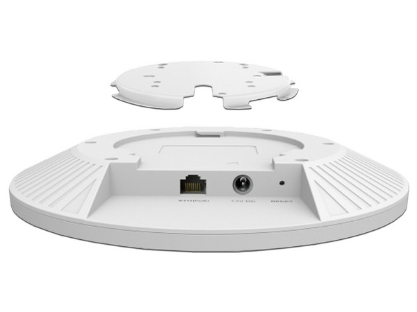 Punto de Acceso TP-Link Wi-Fi 6 AX6000 de Montaje en Techo, 4x4 MIMO, Compatible con Omada Cloud y PoE+