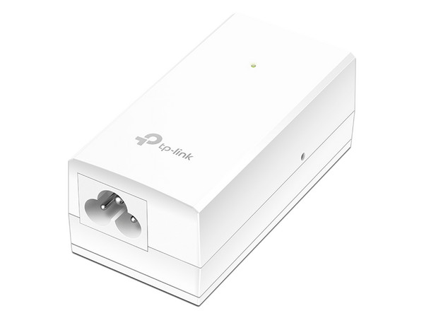 Adaptador PoE Pasivo TP-Link POE2412G de 24V, Gigabit Ethernet. Color Blanco.