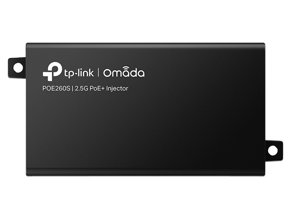 Inyector PoE TP-Link Omada con 2 puertos Gigabit Ethernet de  2.5Gbps, 30W. Color Negro.